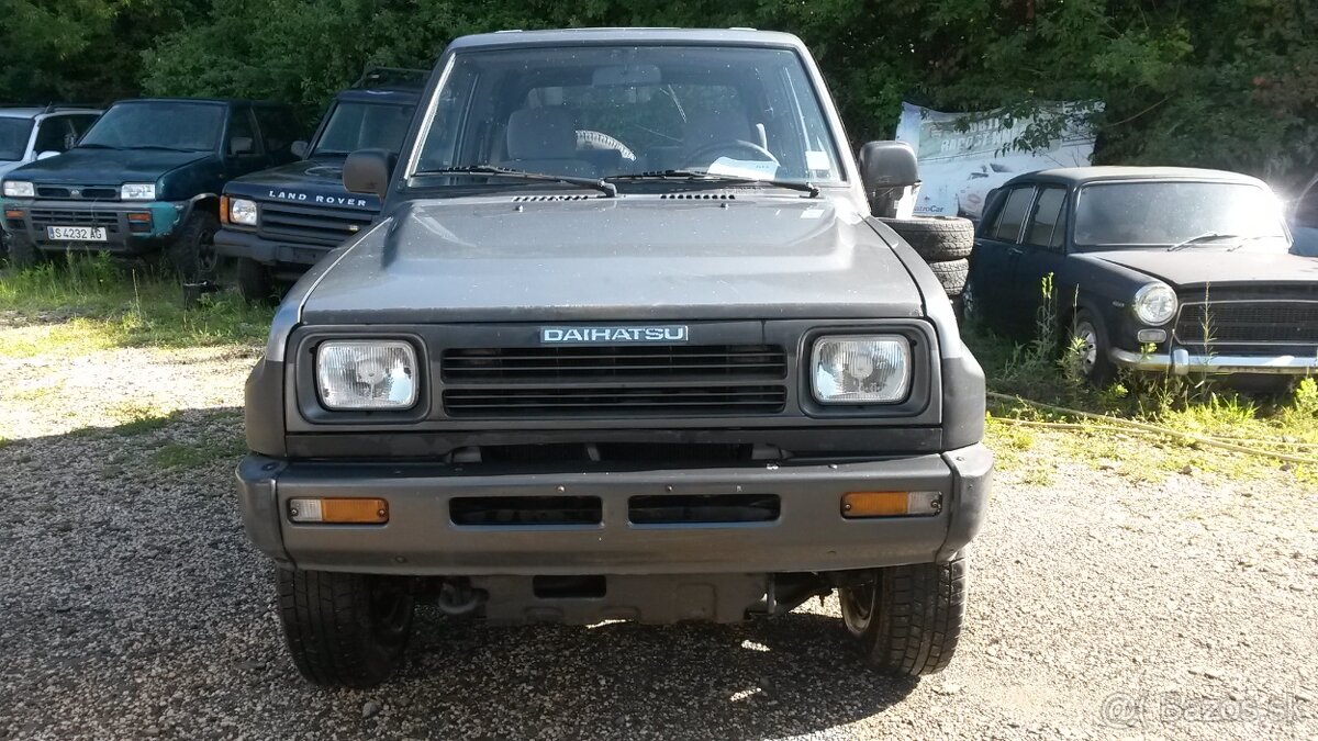 Daihastsu Feroza 1.6 benzin 4x4+redukcia+samozvor.difer