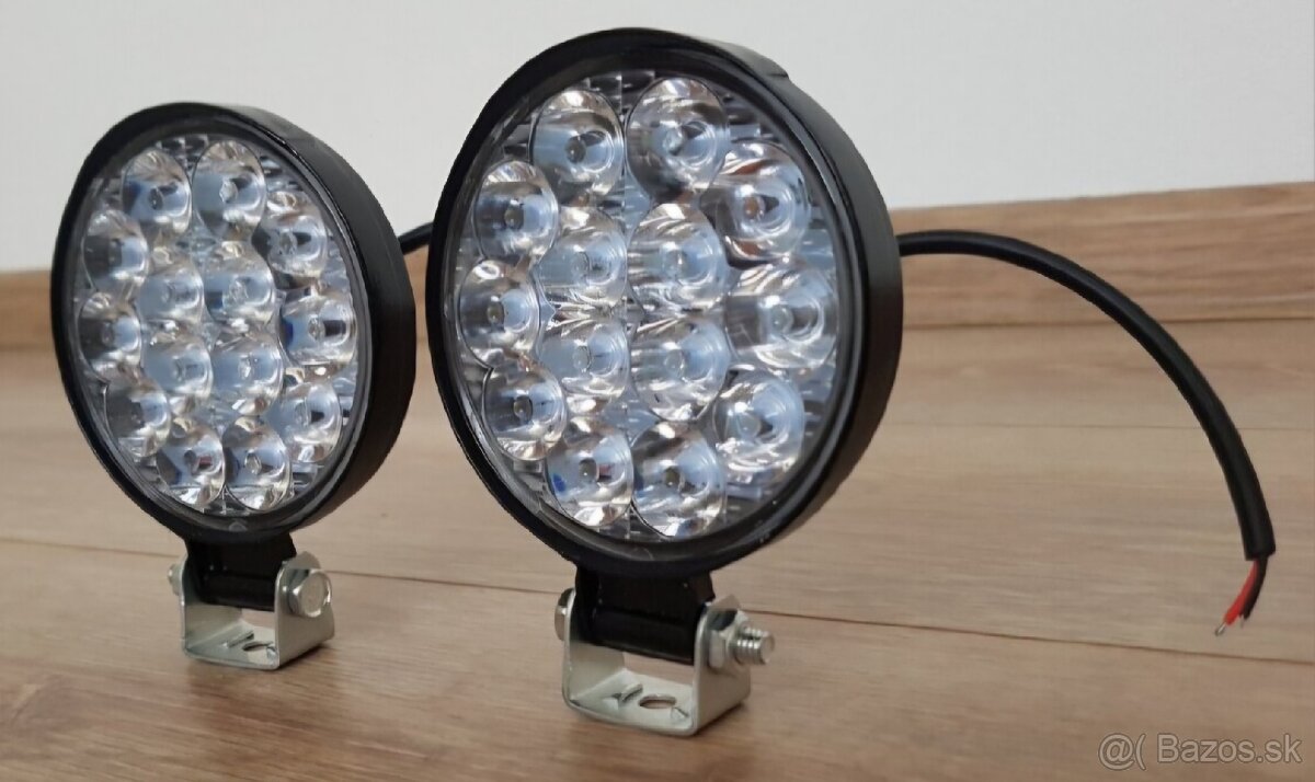 LED SVETLA OKRUHLE - 2ks - 42W + kabeláž