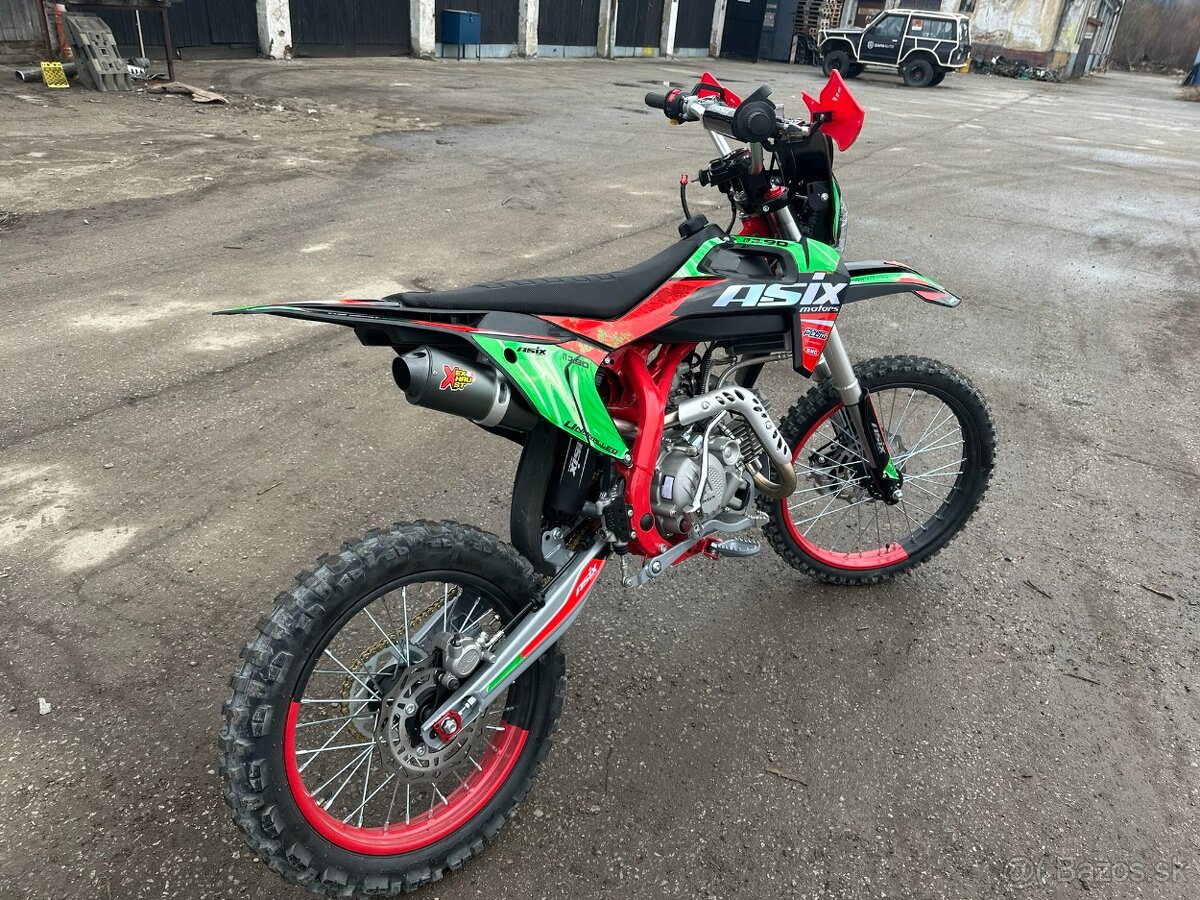 Predám čisto nový nejazdený Pitbike ASIX DT190 190CM3 + El