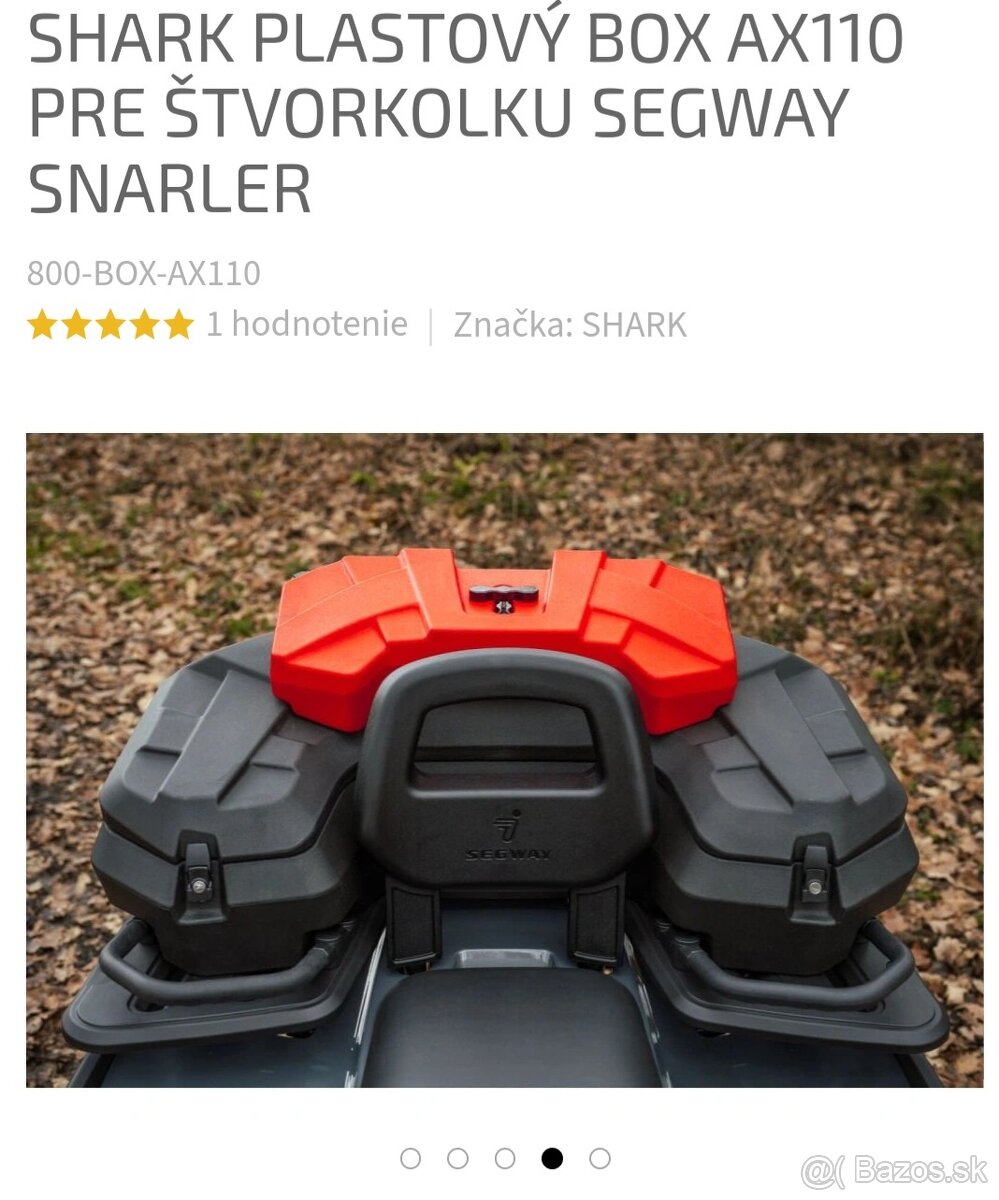 Plastovy kufor box na stvorkolku segway snarler at5l at6l