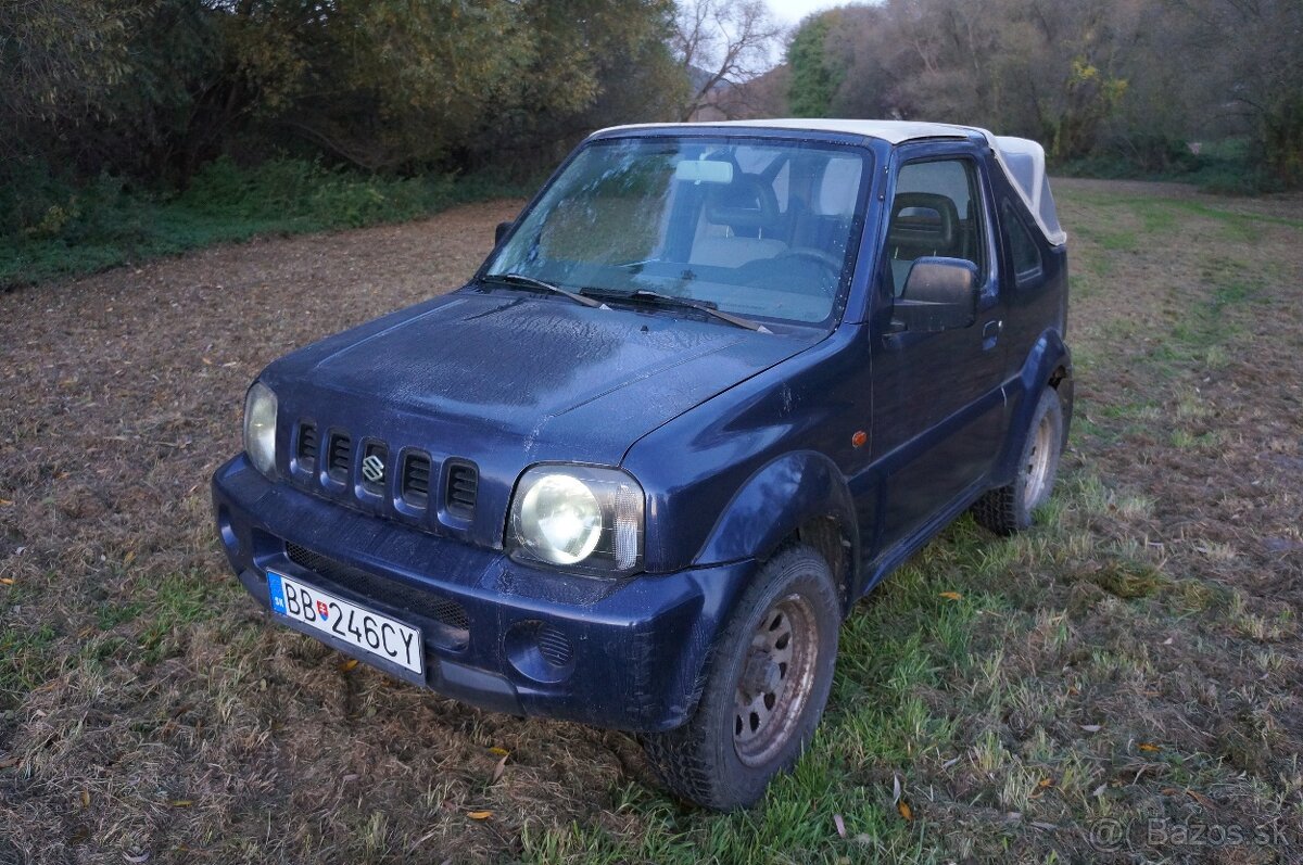 Suzuki Jimny cabrio 1.3 4x4  59 kW rok 2001