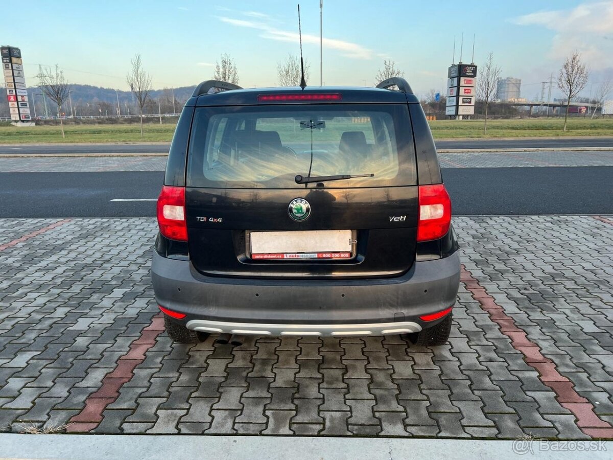 Škoda Yeti 2.0 TDi 103kw 4x4 koup. ČR