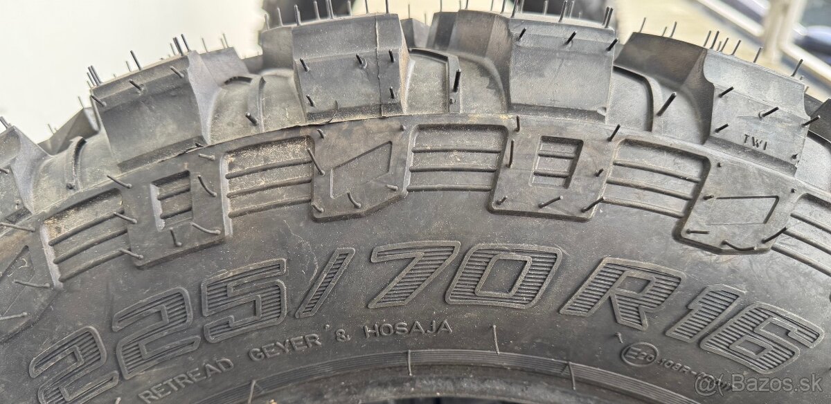 NOVÉ OFF-ROAD PNEU 225/70 R16 112Q GEYER&HOSAJA PROFESSIONAL