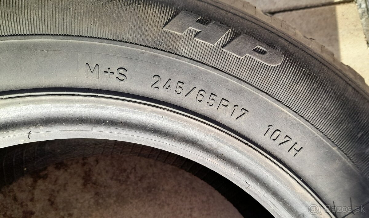 Predám pneumatiky GOODYEAR 245/65 R17-107H