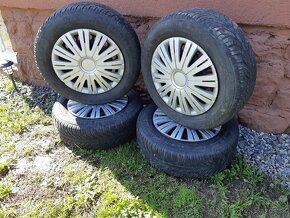 Predám Plechové disky na Zimných Pneu 195/65R15 5x112 - 4