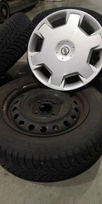 zimné pneu 185/65 R15 88T Goodyear + disky + puklice - 4