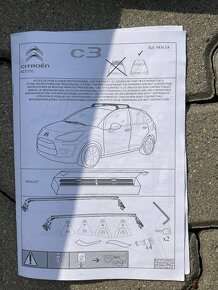 Strešné nosiče na Citroen C3 - 4