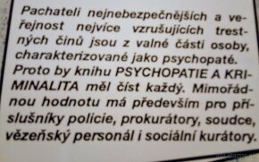 Teória kriminalistiky, Psychopatie a kriminalita - 4