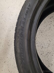 Predám letnú pneumatiku PIRELLI PZERO 265/40 R21 - 4