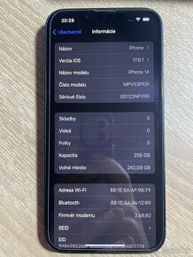 Apple iPhone 14 256GB Midnight/Čierna - 4