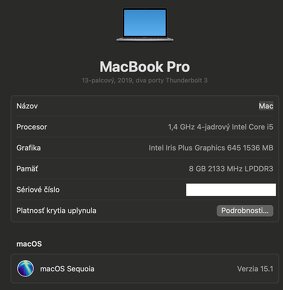 MacBook Pro 13" 2019 128GB - 4