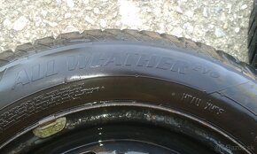 Celoročné pneumatiky 165/70 R14 na diskoch Fabia 1 - 4