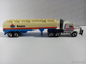 MATCHBOX CONVOY - SCANIA T142 PETROL TANKER AMOCO-POZRI FOTO - 4