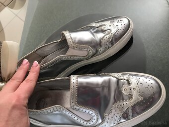 GIVENCHY originál silver dánske sneacery 37 - 4