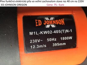 Reťazová píla Ed Johnson OREGON elektrická na 220 V - 4