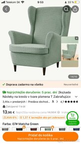 Predám kreslo ušiak Ikea - 4