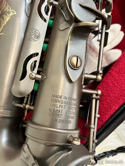 Predám nový alt saxofón kópia Selmer- nelakovaný- Retro Anti - 4