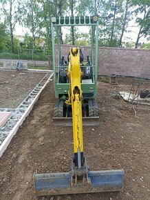 Yanmar B 15-3 minibager vaha 1500kg, - 4