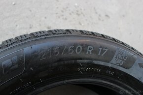 17” PNEUMATIKY-----ZIMNE----MICHELIN---215/60 r17----7mm - 4