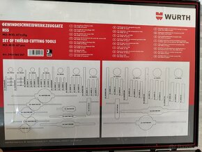 Sada na rezanie závitov a opravu, nemecká kvalita - 4