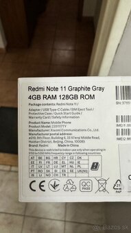 Nový Xiaomi Redmi Note 11 128GB - 4