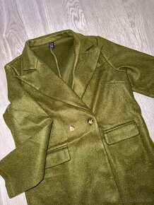 army khaki damsky dlhy stylovy kabat - 4