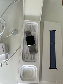 Apple Watch S9 GPS 41mm Silver + Nabíjačka - 4