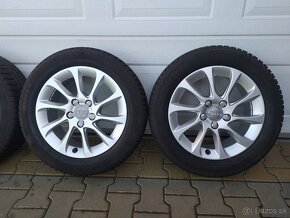 Orig. sada Audi, VW, Škoda, Seat 5x112 R16 + pneu 205/55 R16 - 4