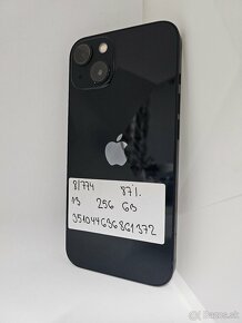iPhone 13 black 256GB TOP-STAV ZÁRUKA - 4