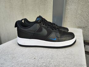 NIKE AIR FORCE 1 Low - Black & White & Blue vel. 42.5 EUR - 4