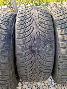 Zimné pneumatiky 205/55 r16 + plechové disky 5x100 - 4