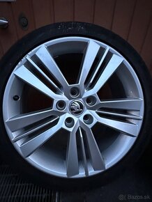 Disky 18” Škoda  5x112 r18+letné pneu/Pictoris/Škoda/VW/Seat - 4