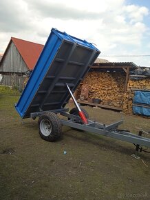 Vlečka sklápač zetor kubota iseki yanmar traktor malotraktor - 4