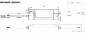 Predám impulzný napájací zdroj MEAN WELL 24V/60W - 4