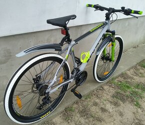 Horský ZUNDAPP 27,5 kolesá 19 hliníkový rám 3x7 Shimano - 4