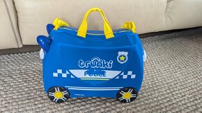 trunki cestovný kufor policajt + originál organizer - 4