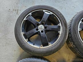 Hliníkové disky 5x112 + letné pneu 245/45r18 - 4