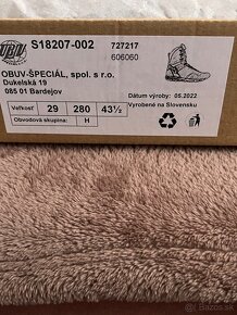 BOSP vysoká vojenská obuv GORETEX /43,5/ - 4