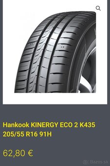 205/55 R16 91H letné HANKOOK - 4