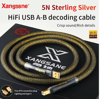 Usb Kabel - strieborny Xangsane 1 meter - 4