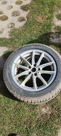 Bmw audi Volkswagen alu R17 disky s pneu 225/55 zimne - 4