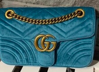 Kabelka Gucci Marmont velvet - 4