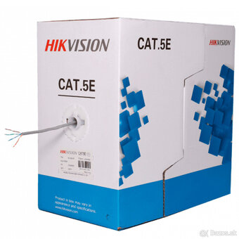 HIKVISION DS-1LN5E-E/E, 305m/box, kabel UTP, CAT 5E, PVC - 4