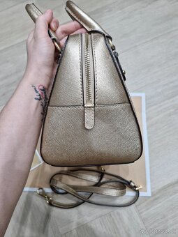 Michael Kors zlata pale gold stredne velka kabelka - 4