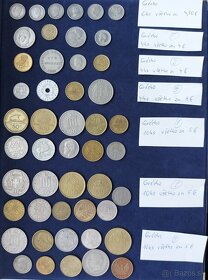 Zbierka mincí - rózne grécke mince + Portugalsko - 4
