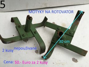 Polnohospodársky pluh 5 kusov - 4