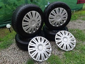 Predám Plechové disky na Zimných Pneu 195/65R15 5x112 - 4