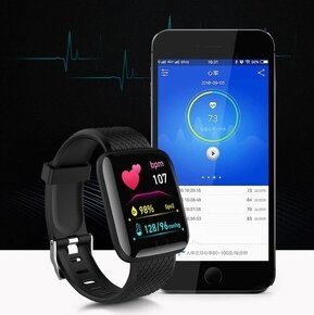 (IHNEĎ) Fitness Smart hodinky D20, čierne - 4