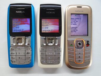 NOKIA 2626 2610 sivá 2610 čierna 2310 modrá 2310 biela 2600c - 4