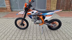 Pitbike MiniRocket DT125 17/14, světlo, el startér, řazení s - 4